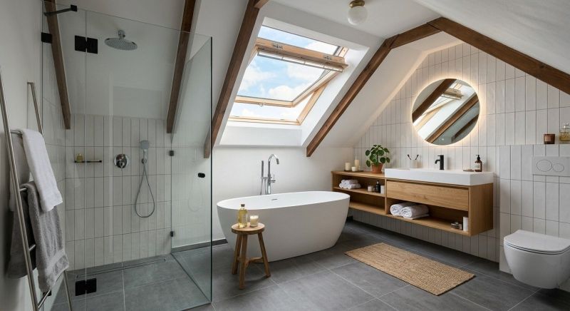 Attic Bathroom Remodeling in New Castle County, DE