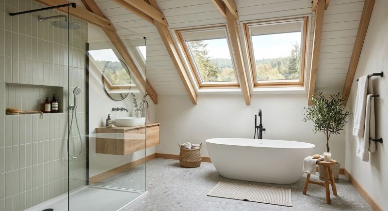 Attic Bathroom Remodeling in New Castle County, DE