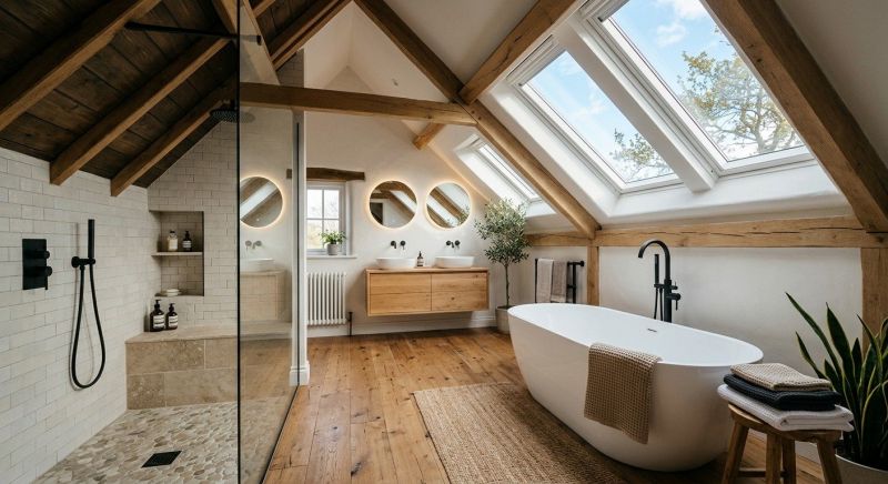 Attic Bathroom Remodeling in New Castle County, DE