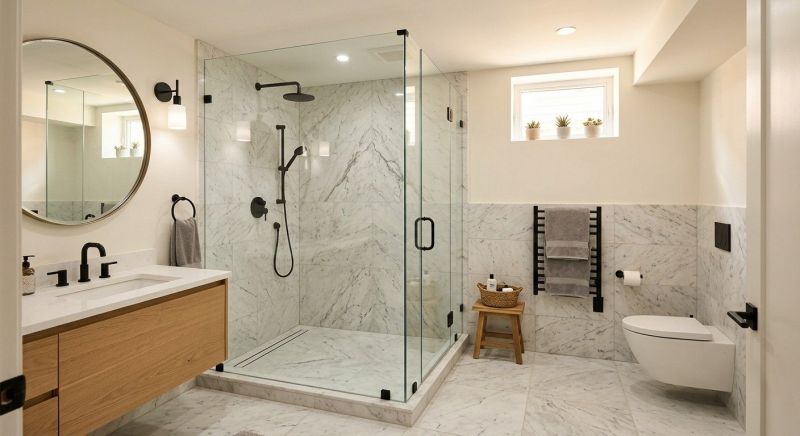 Basement Bathroom Remodeling in New Castle County, DE