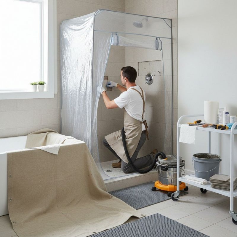 Shower Enlargement in Saint Georges, DE